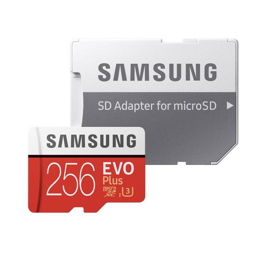 Samsung - MicroSDXC 256GB EVO+ U3 100MB/s + SD-Adapter