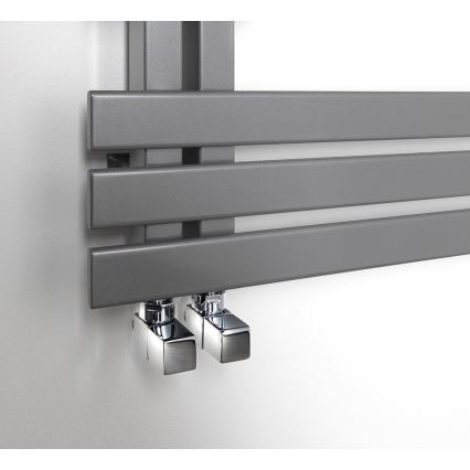 Sapho - Anschlusssatz für Eckventile CUBE, 2 Stück, Hochglanz-Chrom