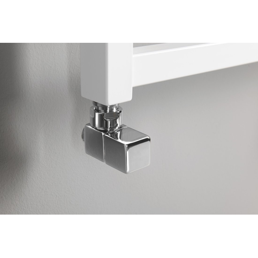 Sapho - Anschlusssatz für Eckventile CUBE, 2 Stück, Hochglanz-Chrom