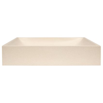 Sapho - Aufsatzwaschbecken 58 x 36 cm Beton/Beige