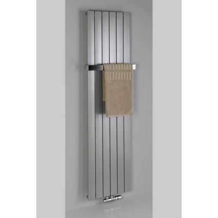 Sapho - Badheizkörper COLONNA 614W/230V 29x180 cm silber