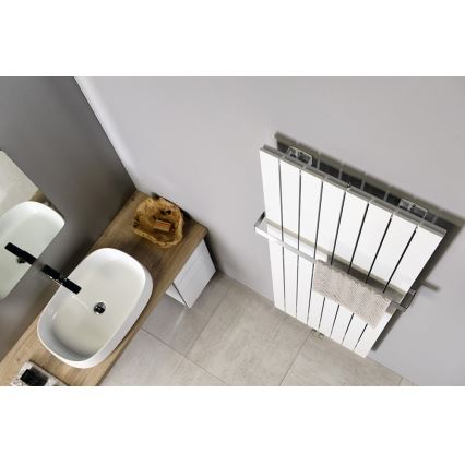 Sapho - Badheizkörper COLONNA 910W/230V 45x180 cm weiß