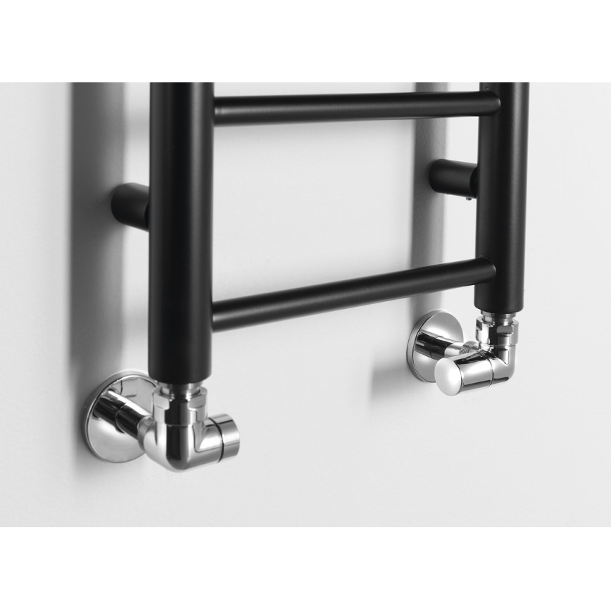 Sapho - Badheizkörper DINA 138x30 cm matt schwarz