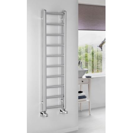 Sapho - Badheizkörper METRO LIGHT, 211 W / 230 V, 30 x 114 cm, glänzender Chrom