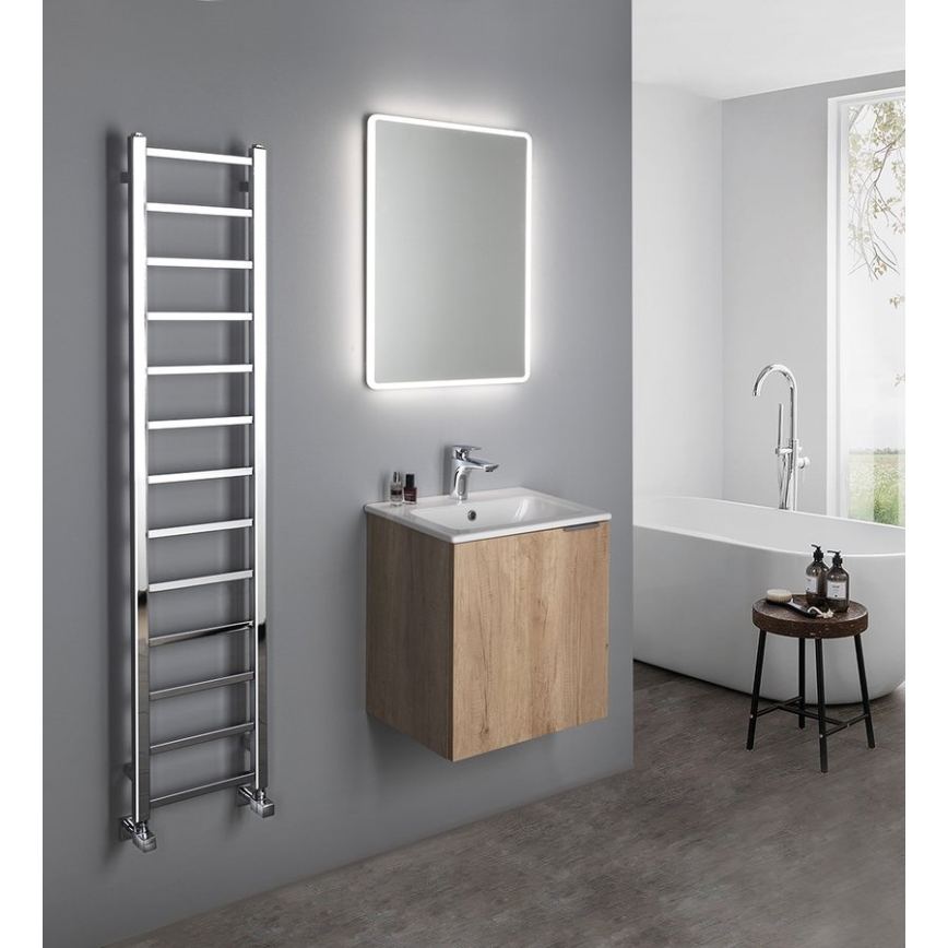 Sapho - Badheizkörper METRO LIGHT 276W/230V 30x150 cm, glänzender Chrom
