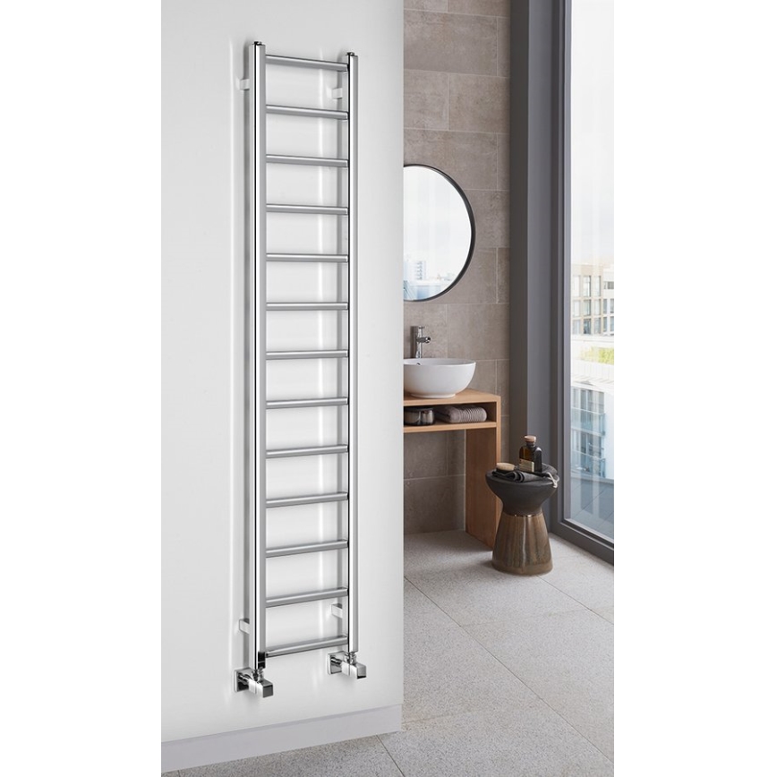 Sapho - Badheizkörper METRO LIGHT 276W/230V 30x150 cm, glänzender Chrom