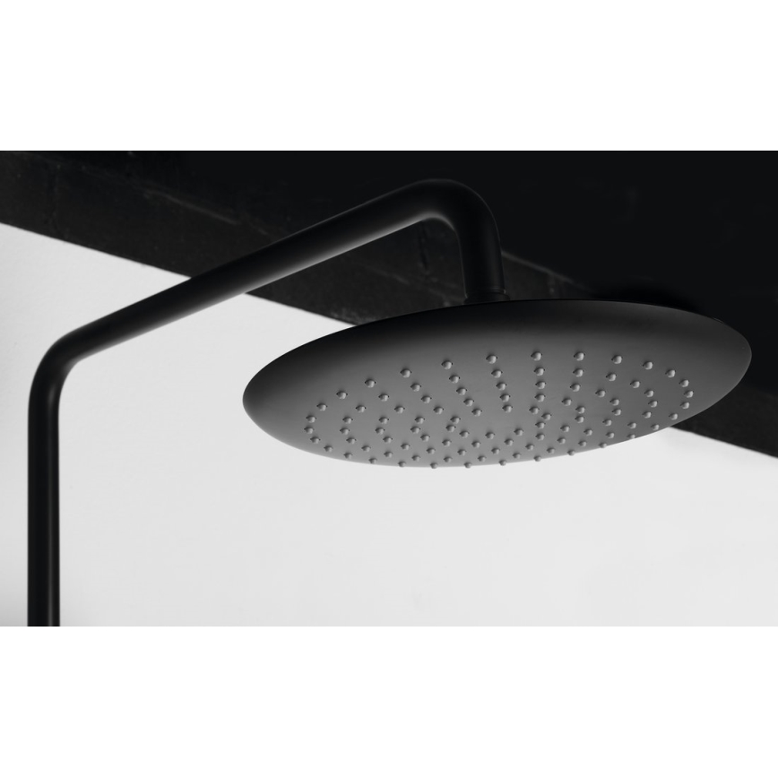 Sapho - Duschset mit SOLARIS-Mischbatterie, matt schwarz