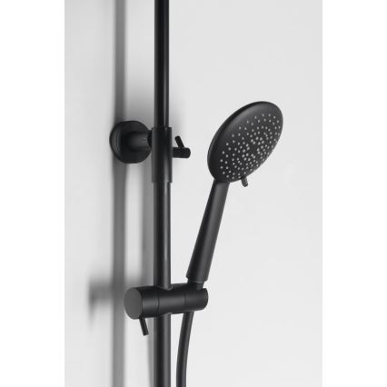Sapho - Duschset mit SOLARIS-Mischbatterie, matt schwarz