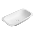 Sapho - Einbau-Waschbecken ROCKSTONE 67 x 35,5 cm mattweiß