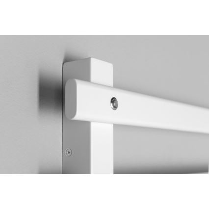 Sapho - Elektrischer Handtuchheizkörper ELCOR 128 W 92 x 48 cm mattweiß