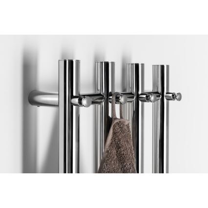 Sapho - Elektrischer Handtuchheizkörper PAPINADO 85W 120x26 cm glänzender Chrom rechts