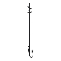 Sapho - Elektrischer Handtuchtrockner PASADOR 30W 150x15 cm matt schwarz