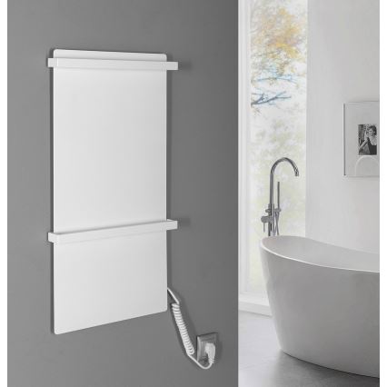 Sapho - Elektrischer Handtuchwärmer ELMIS 120W 80x40 cm mattweiß