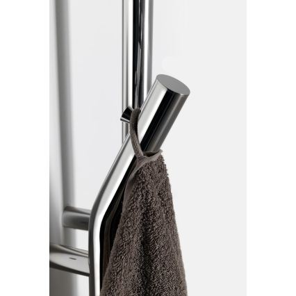 Sapho - Elektrischer Handtuchheizkörper mit Timer DUOPASSO 45W 170x12 cm polierter Chrom