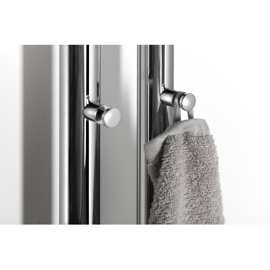 Sapho - Elektrischer Handtuchwärmer PAPINADO 40W 120x11 cm hochglänzender Chrom