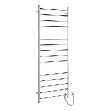 Sapho - Elektrischer Handtuchwärmer REDONDO 130W/230V 150 cm glänzender Chrom rechts rund