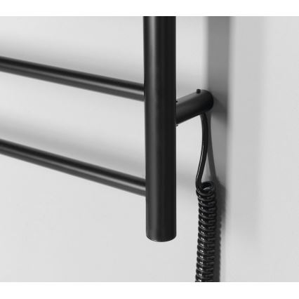 Sapho - Elektrischer Handtuchwärmer REDONDO 130W/230V 63x116 cm matt schwarz