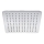Sapho - Kopfbrause SLIM 25x25 cm poliert Edelstahl