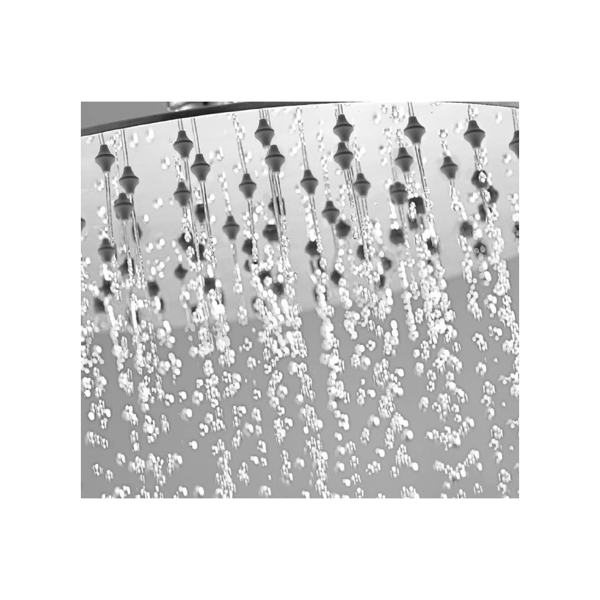 Sapho - Kopfbrause SLIM 25x25 cm poliert Edelstahl