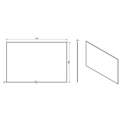 Sapho - Spiegel ACCORD 120x80 cm