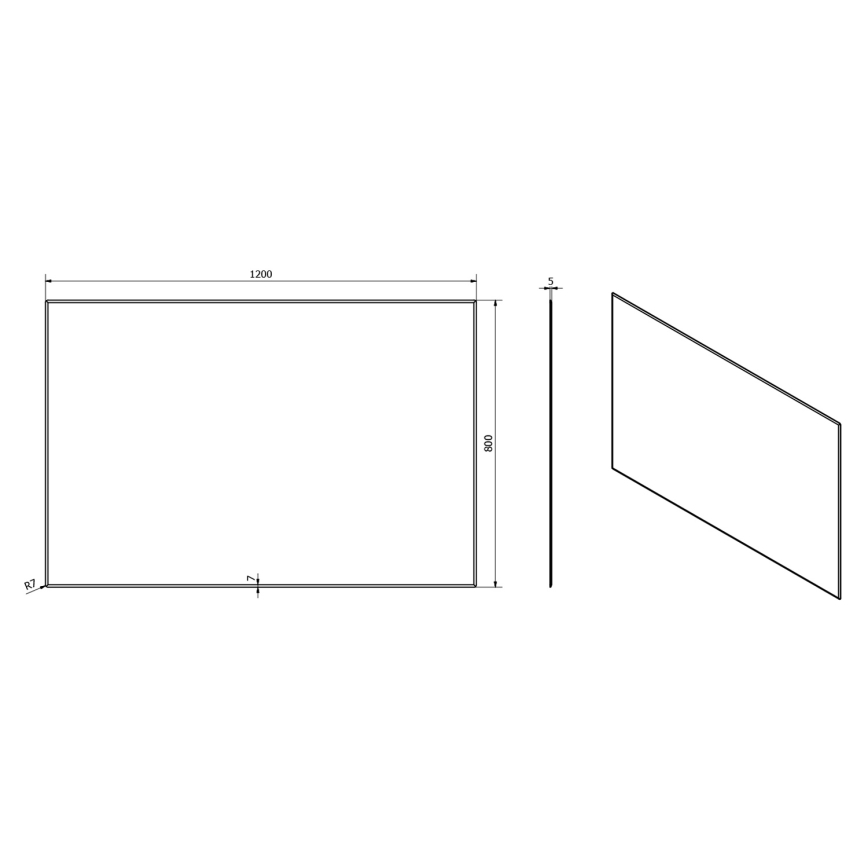 Sapho - Spiegel ACCORD 120x80 cm