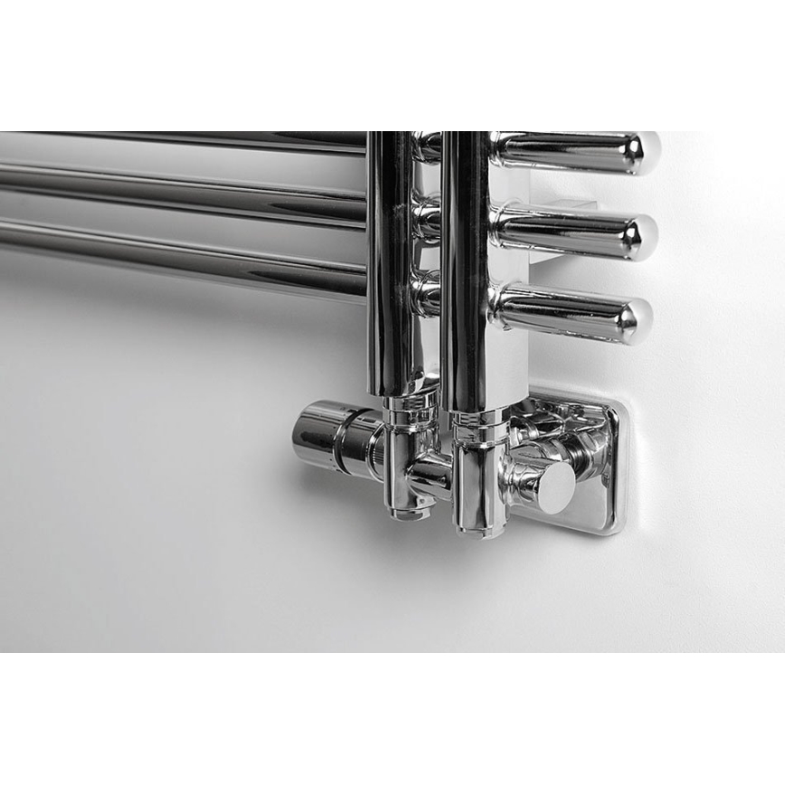 Sapho - Thermostatischer Anschlusssatz für Mittelanschluss TWIN COMBI links/Hochglanzchrom