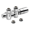Sapho - Thermostatische Anschlussgarnitur für Mittelanschluss TWIN COMBI rechts/Hochglanzchrom
