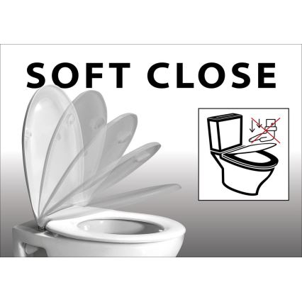 Sapho - Toilettensitz SoftClose EDITA weiß