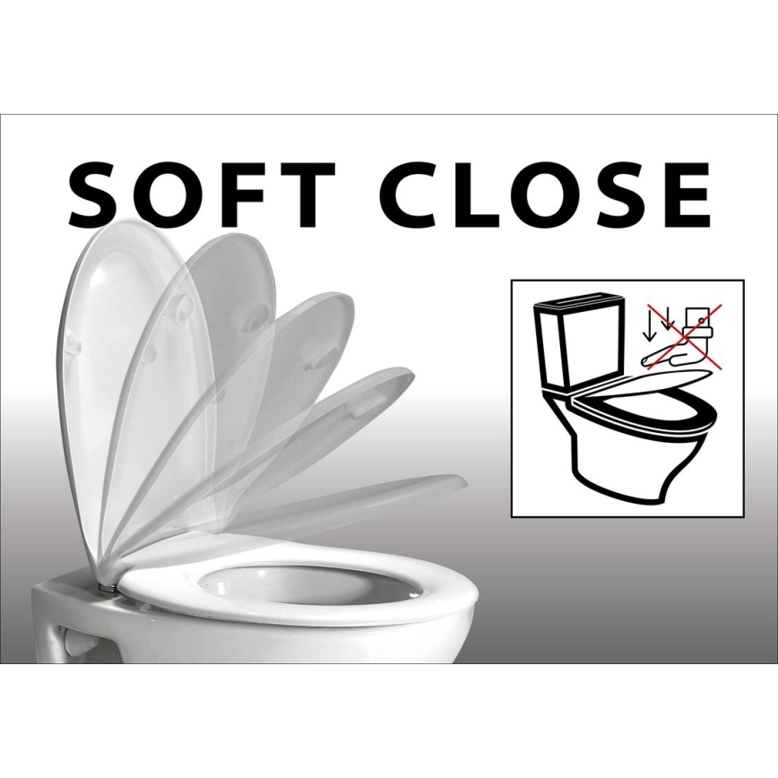 Sapho - Toilettensitz SoftClose EDITA weiß