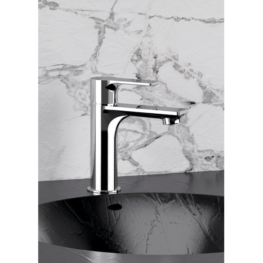 Sapho - Waschbeckenarmatur PAX 16,5 cm glänzendes Chrom