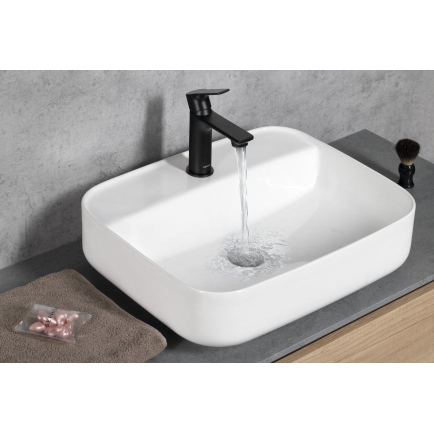 Sapho - Waschbeckenarmatur PAX 16,5 cm matt schwarz
