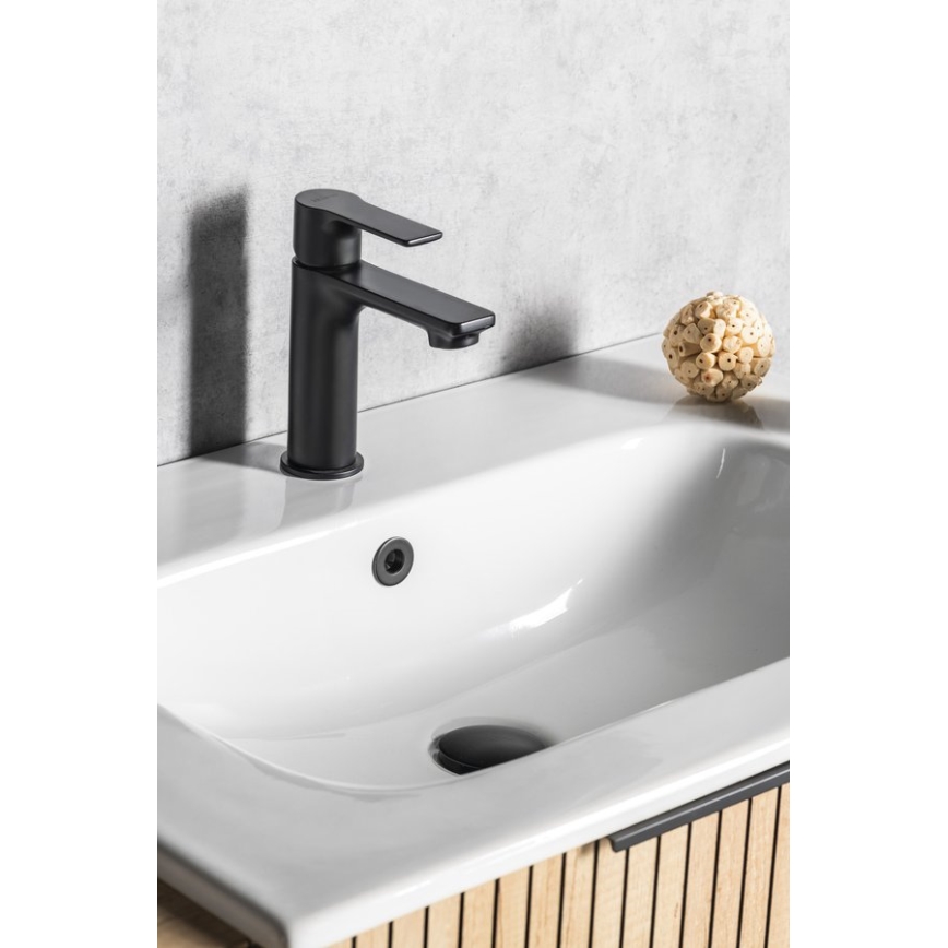 Sapho - Waschbeckenarmatur PAX 16,5 cm matt schwarz