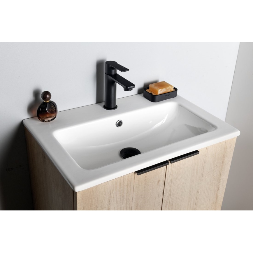 Sapho - Waschbeckenarmatur PAX 16,5 cm matt schwarz