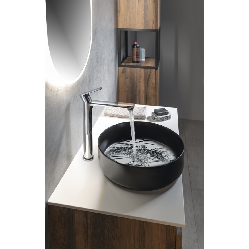 Sapho - Waschbeckenarmatur PAX 31,5 cm glänzendes Chrom