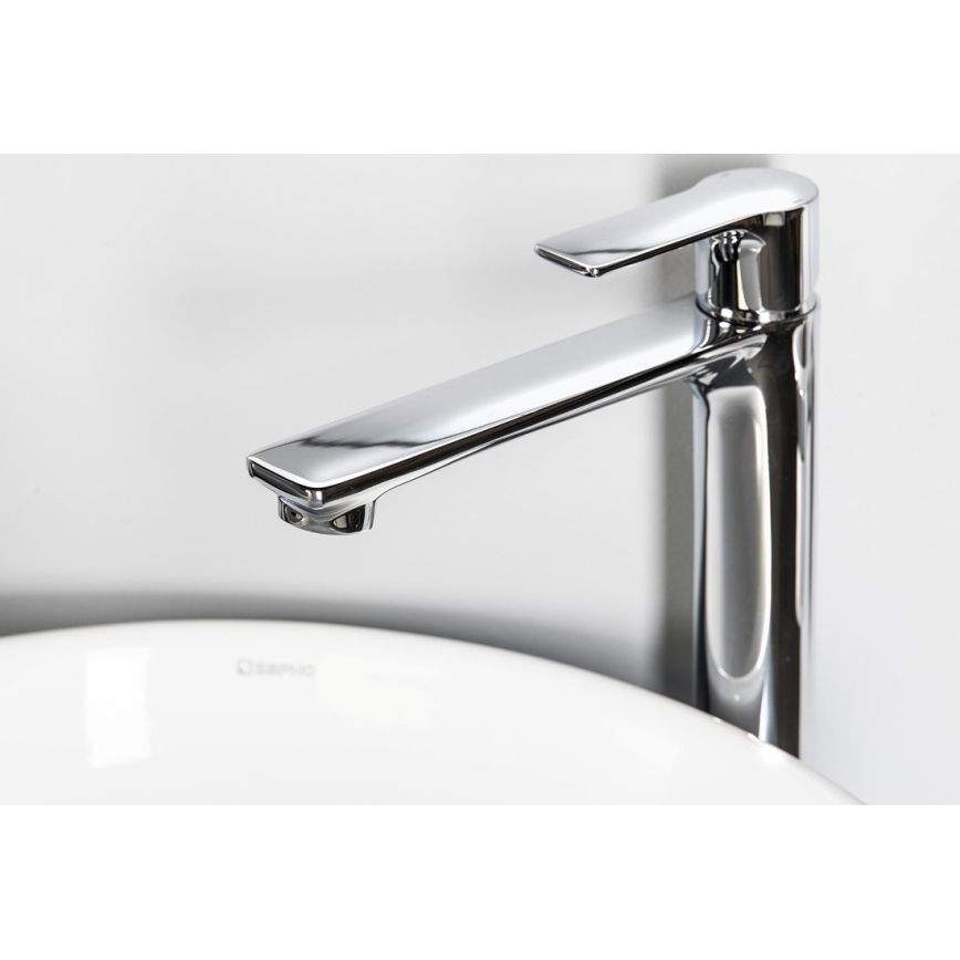 Sapho - Waschbeckenarmatur PAX 31,5 cm glänzendes Chrom