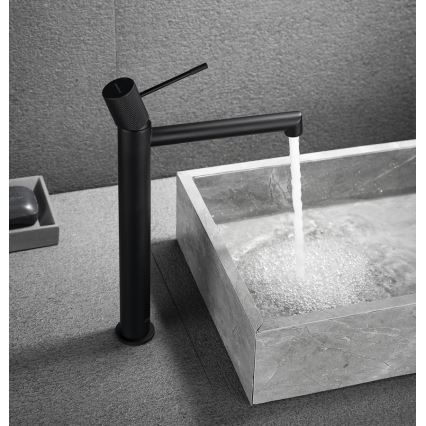 Sapho - Waschtischarmatur SOLARIS 32 cm matt schwarz