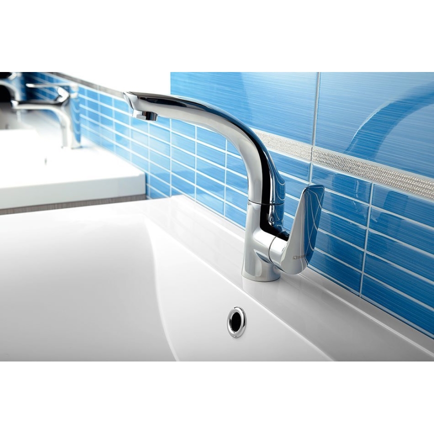 Sapho - Waschtischarmatur SOLITER 18 cm, hochglanzverchromt