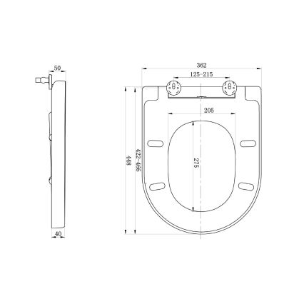 Sapho - WC-Sitz LISA SoftClose weiß