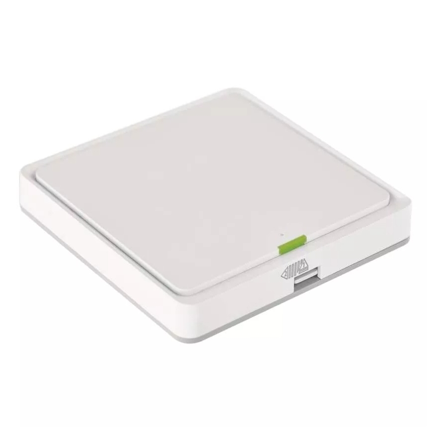Schalter 1-Taste GoSmart 1xCR2430 Tuya weiß