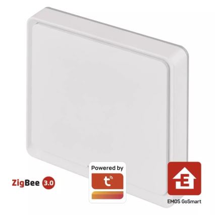 Schalter 1-Tasten GoSmart Tuya weiß