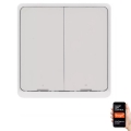 Schalter 2-Tasten GoSmart 1xCR2430 Tuya weiß