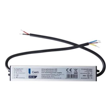 Schaltnetzteil für LED-Streifen 20W/12V IP67