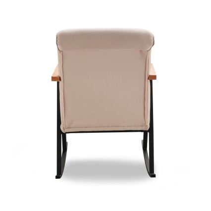 Schaukelstuhl LUNI, cremefarben