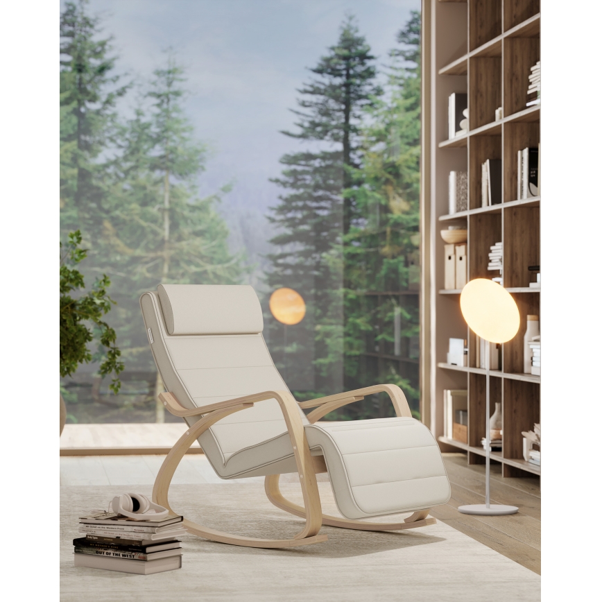 Schaukelstuhl RESTLY beige