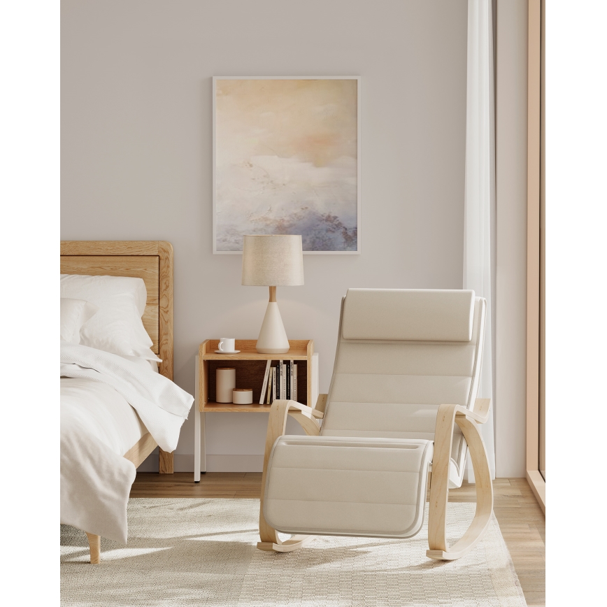 Schaukelstuhl RESTLY beige
