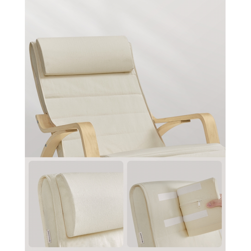 Schaukelstuhl RESTLY beige