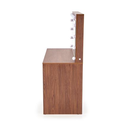 Schminktisch AMORIO 120x55 cm Kaschmir/Nussbaum-Dekor