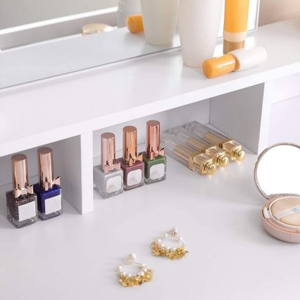 Schminktisch HEBA, weiß