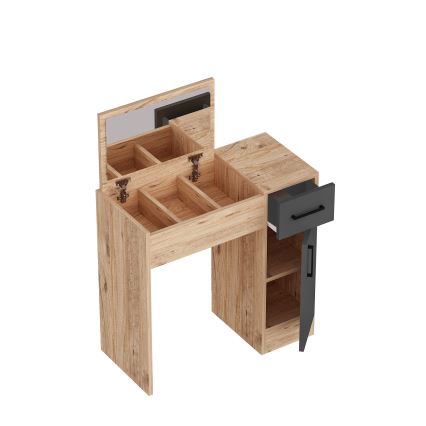 Schminktisch INCI 108,8x77 cm Atlantik-Kiefer/Anthrazit