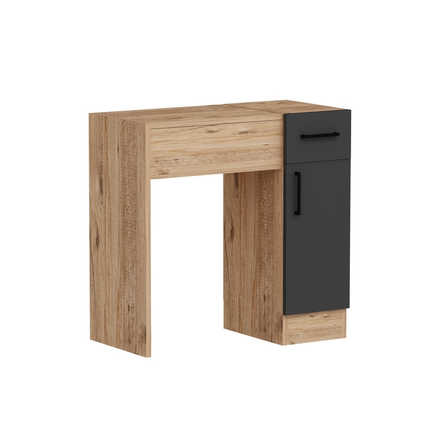 Schminktisch INCI 108,8x77 cm Atlantik-Kiefer/Anthrazit